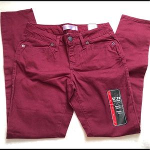 Maroon jeans
